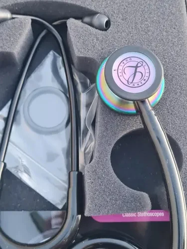 Estetoscópio 3M Littmann Classic III Black Rainbow 5870