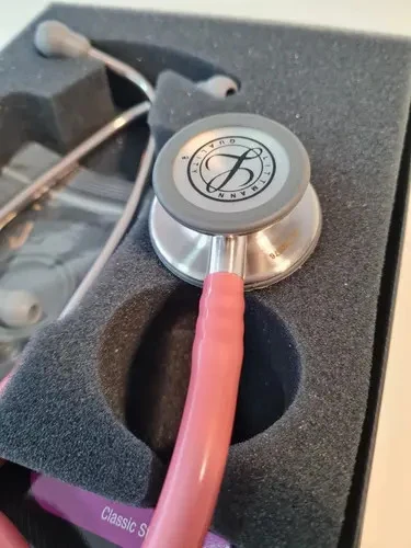 Estetoscópio 3M Littmann Classic III 5633 Rosa Pérola