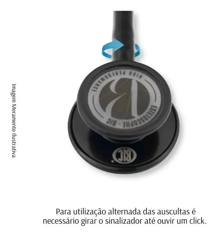 Estetoscópio BIC Efficace ES1230 Duplo Adulto Azul