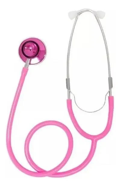 Estetoscópio Bioland E100D Duplo Adulto e Infantil Rosa Pink
