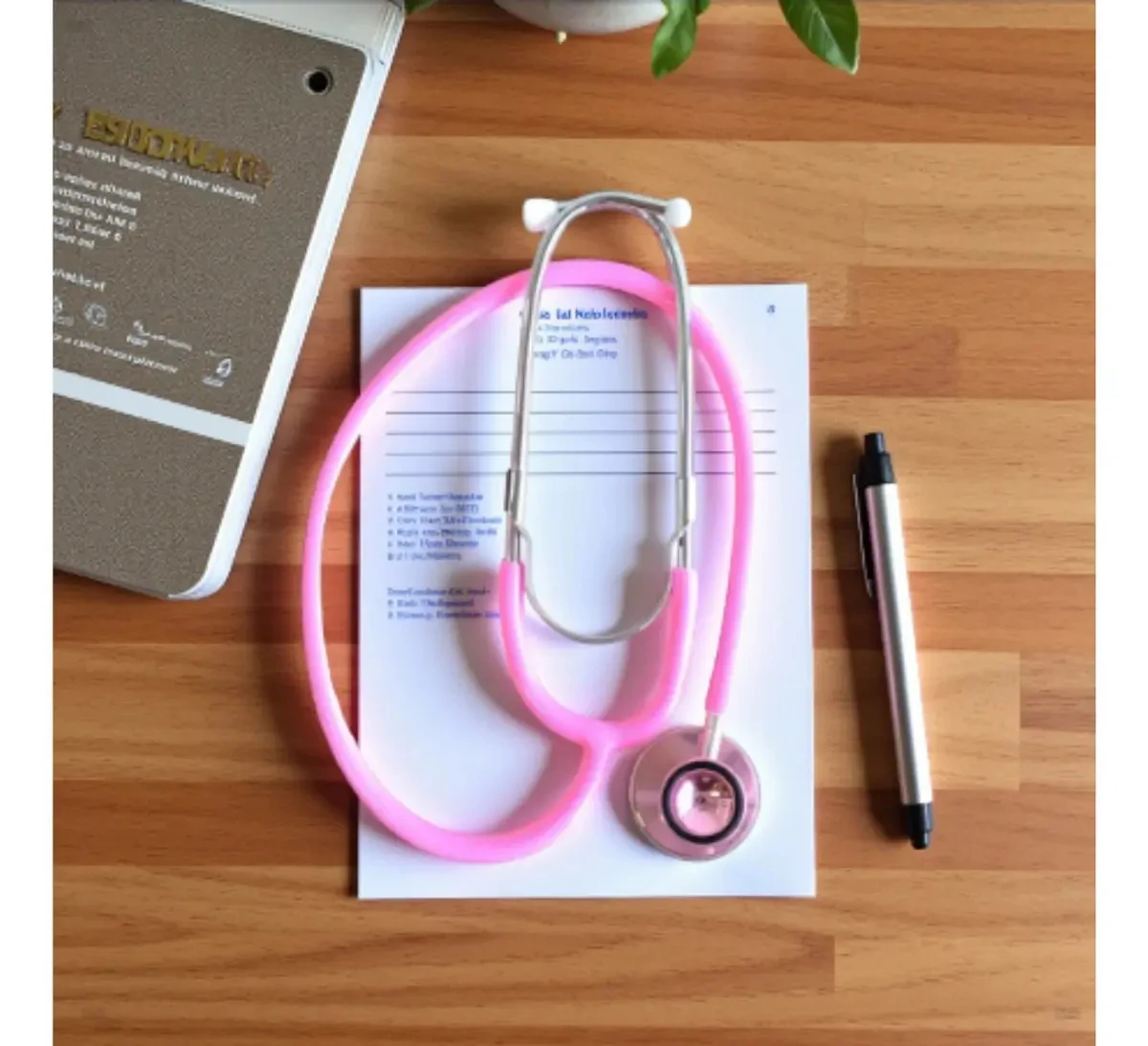 Estetoscópio Bioland E100D Duplo Adulto e Infantil Rosa Pink