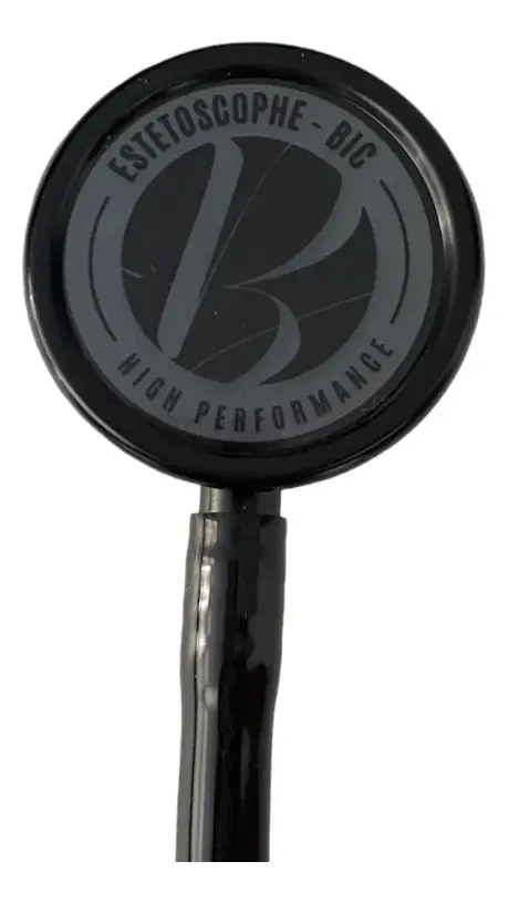 Estetoscópio BIC Eternity Duplo Inox Adulto e Pediátrico Preto