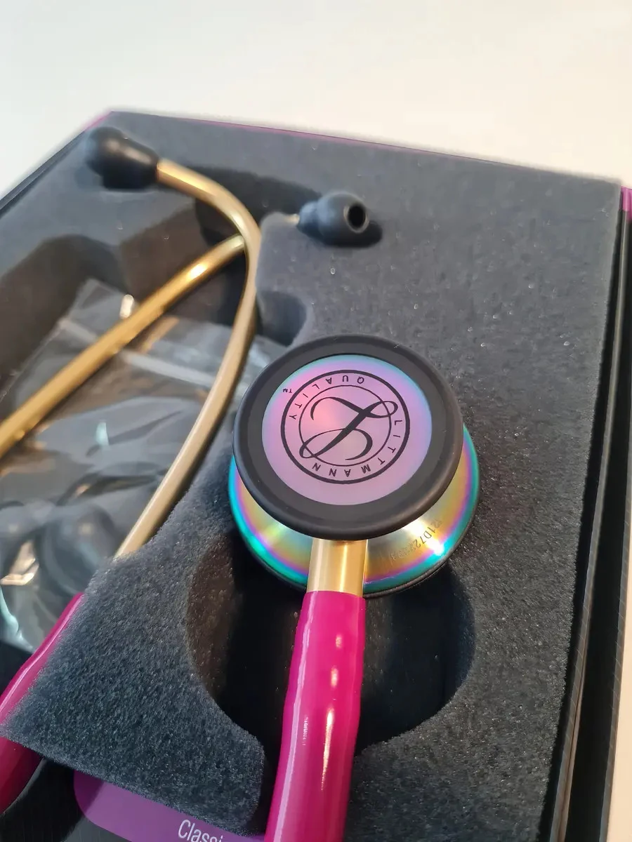 Estetoscópio 3M Littmann Classic III 5806 Framboesa Rainbow