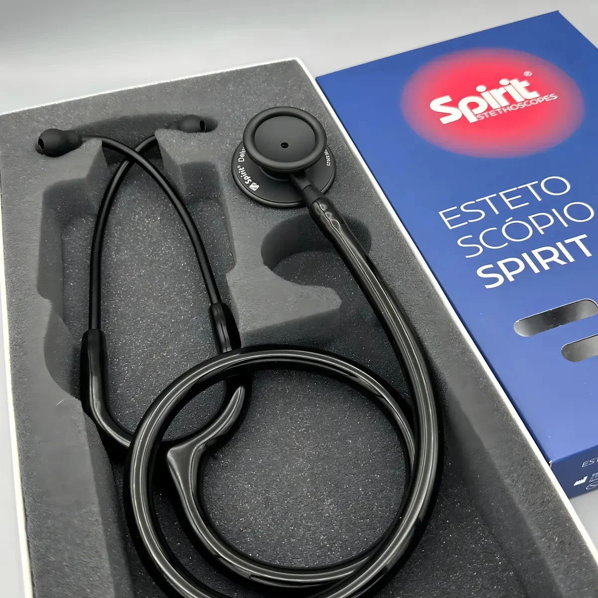 Estetoscópio Spirit MD Pro-Lite Adulto Black Edition