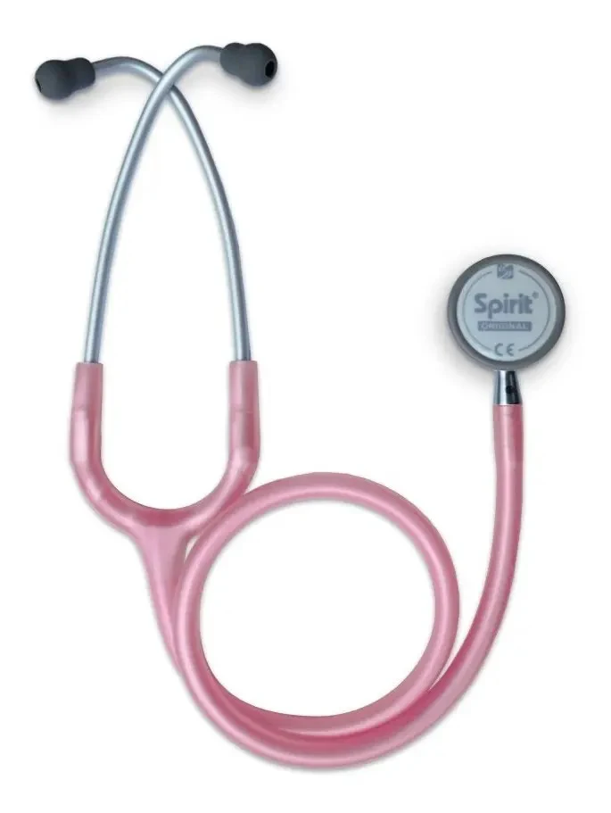 Estetoscópio Spirit Pro-Lite Adulto Rosa Perolizado