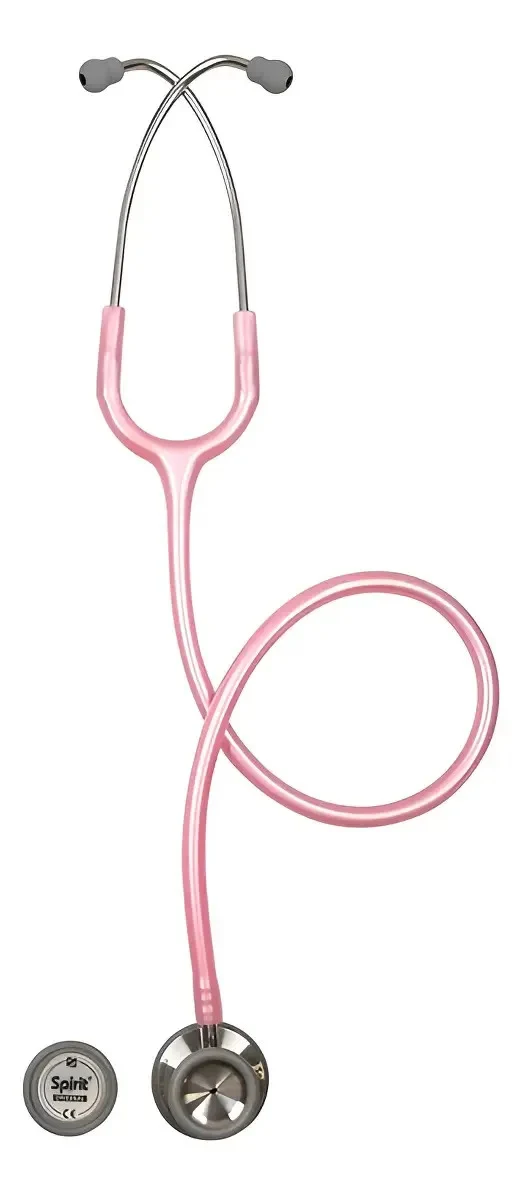 Estetoscópio Spirit Pro-Lite Adulto Rosa Perolizado