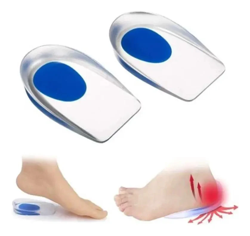 Kit com 2 Pares de Calcanheiras em Gel Transparente