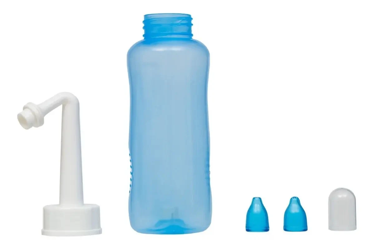 Lavador Nasal de Silicone Buba 300 mL com 2 Bicos