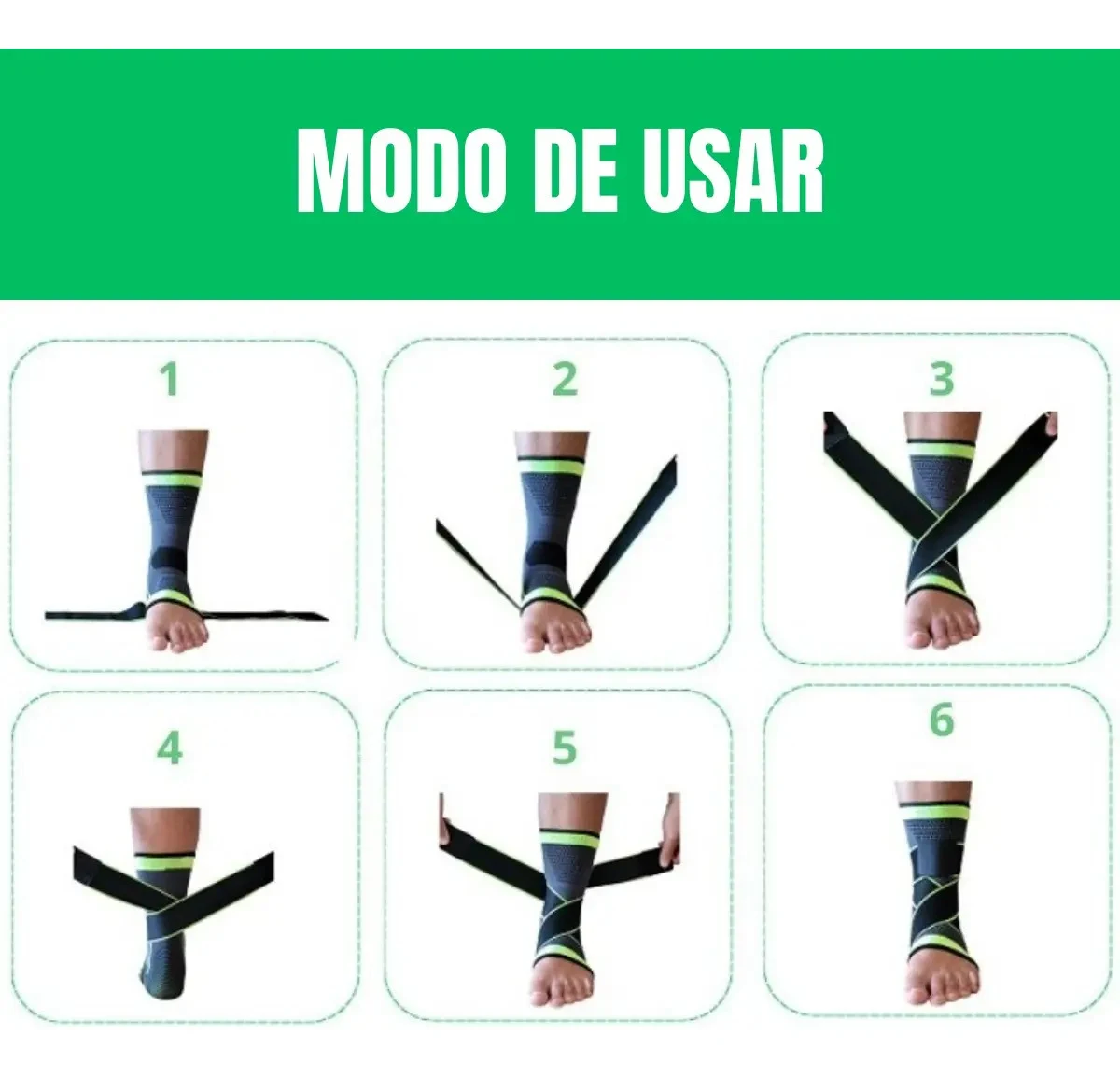 Kit com 2 Tornozeleiras Ajustáveis Sook Moon Pretas