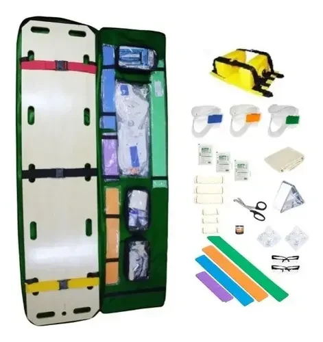 Kit CIPA com Prancha de Madeira + Imobilizador Cabeça