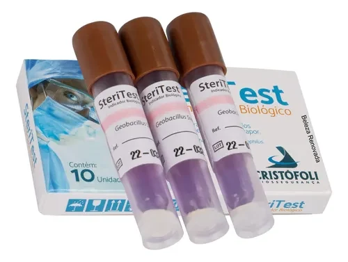 Kit Cristófoli com10 Indicadores Biológicos Steritest