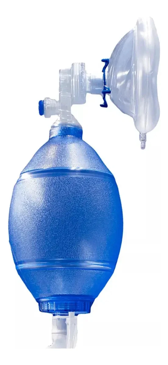 Kit EPAP/CPAP Adulto com 3 Máscaras + Reanimador em Pvc
