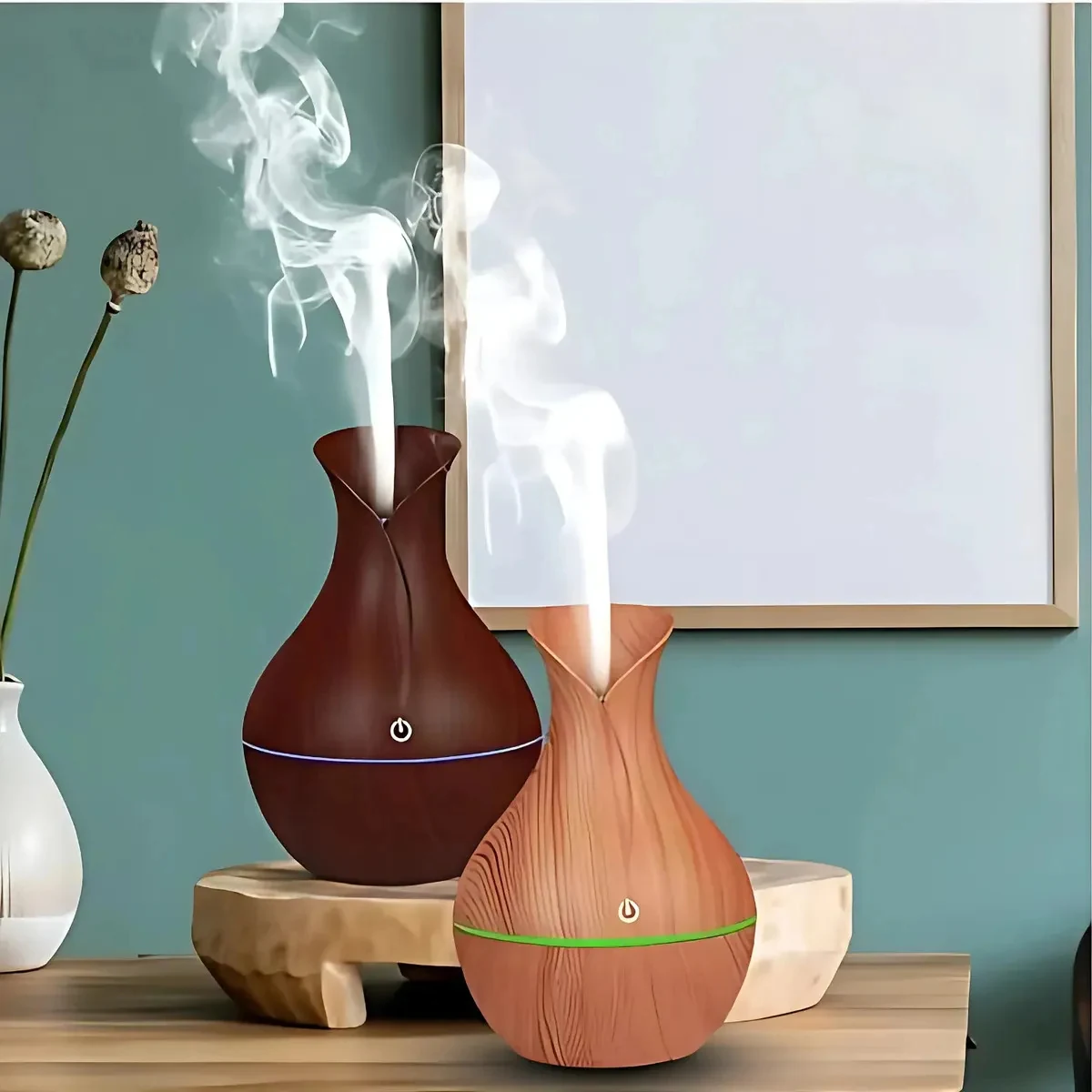 Kit Umidificador Purificador De Ar Aromatizador Lad + Aroma Cor Kit N-10