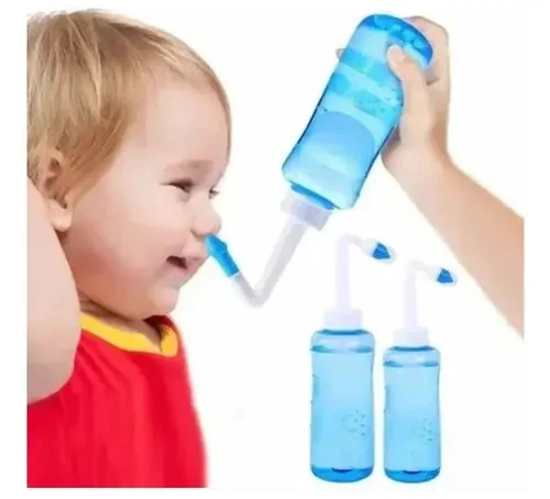 Lavador Nasal 300 mL Azul-Celeste com 2 Bicos