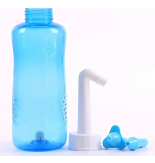 Lavador Nasal 300 mL Azul-Celeste com 2 Bicos