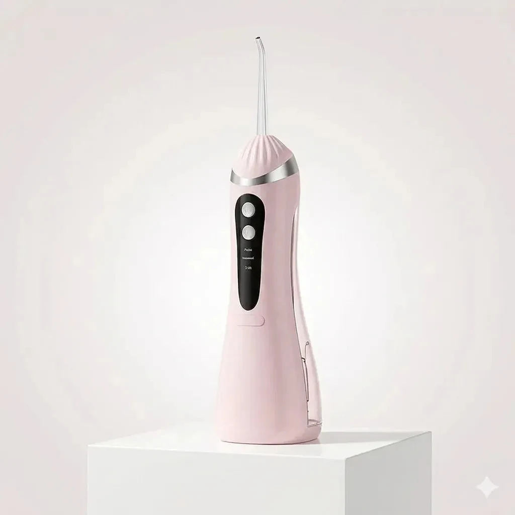 Irrigador Bucal Portátil Brashopmall 200 mL Rosa