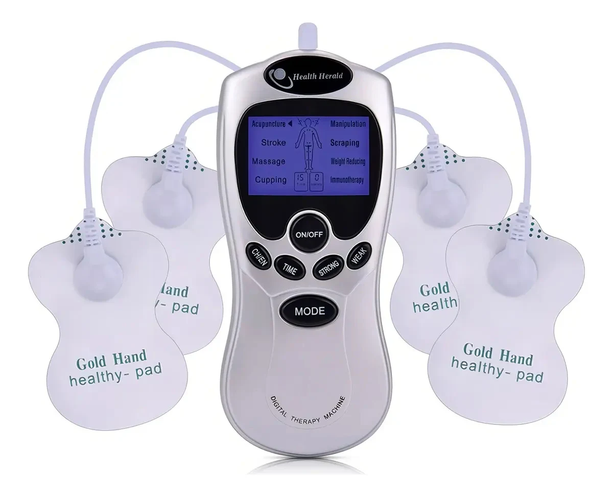 Massageador Elétrico Portátil Füssen Digital Therapy Bivolt Cinza