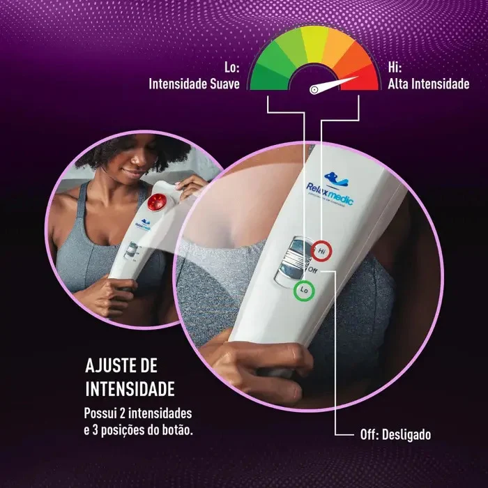 Massageador Elétrico Shiatsu Relaxmedic Hammer RM-MP8118A Cinza