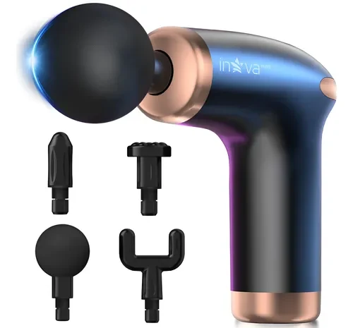 Pistola Massageadora Elétrica Profissional 6 Velocidades Bivolt