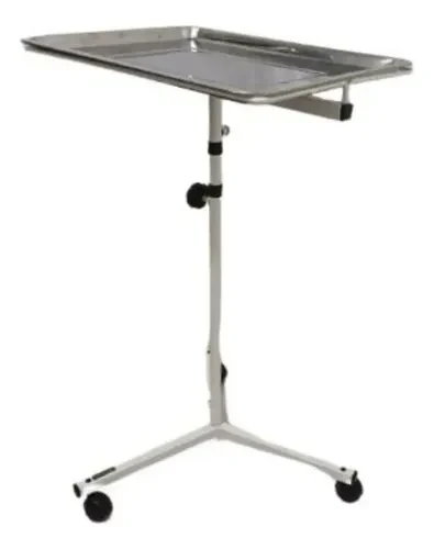 Mesa Mayo Vagalumy Regulável Com Rodas Para Clínicas E Hospitais
