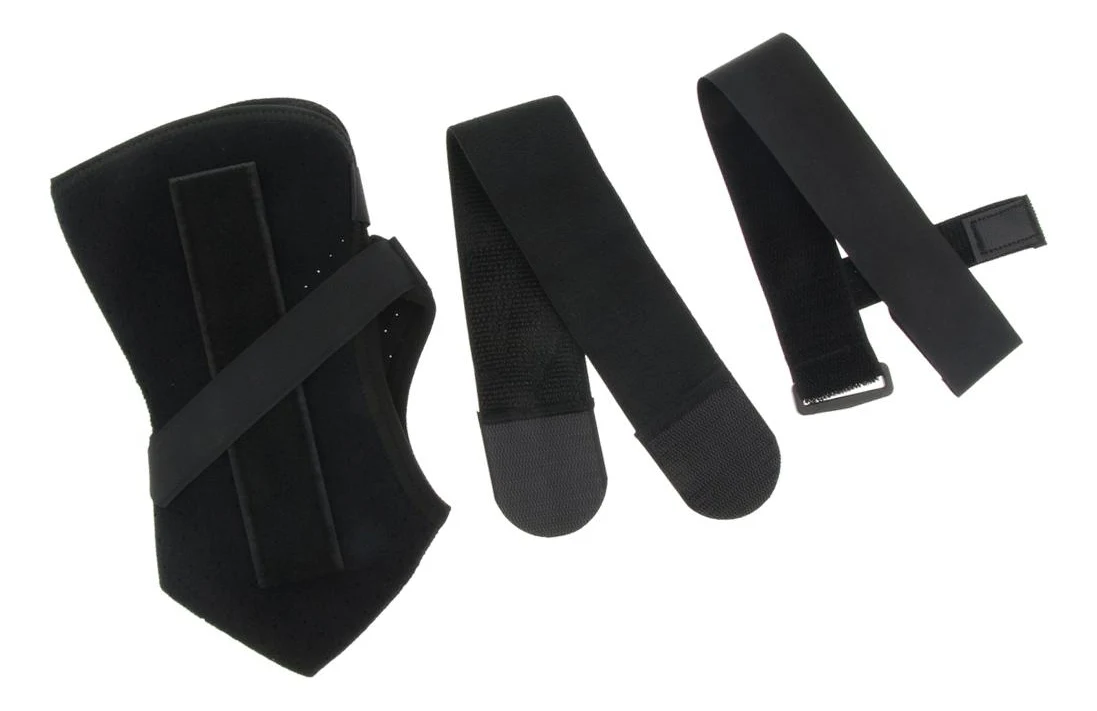 Tornozeleira Esportiva de Neoprene com Suporte – Preta
