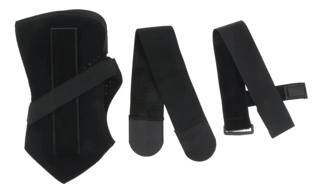 Tornozeleira Esportiva de Neoprene com Suporte – Preta