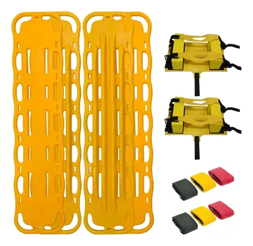 Prancha + Imobilizador De Cabeça Pct C/ 2 - Resgate Aph Amarelo