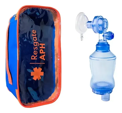 Reanimador Manual Ambu PVC Neonatal para Resgate APH