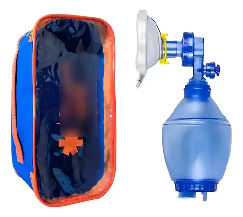 Reanimador Manual Tipo Ambu Pediátrico para Resgate APH