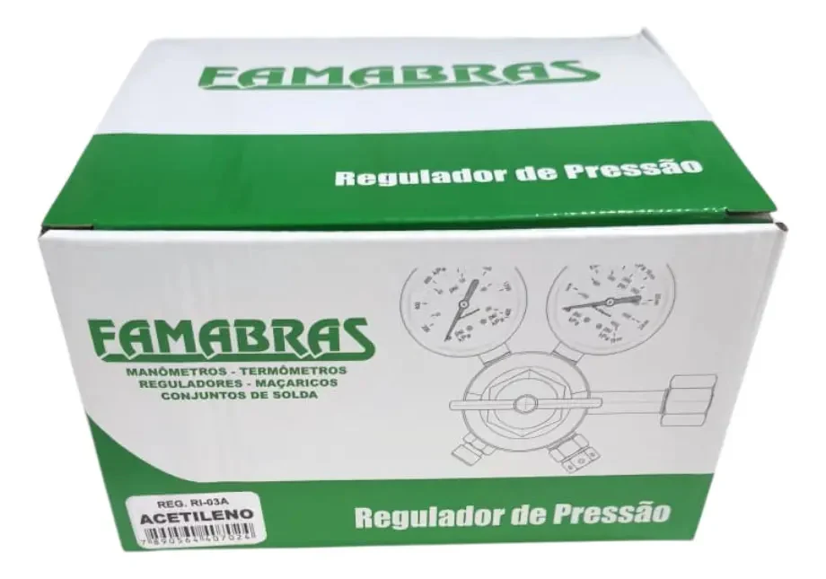 Regulador de Pressão de Nitrogênio (N2) Ri-40p Famabras