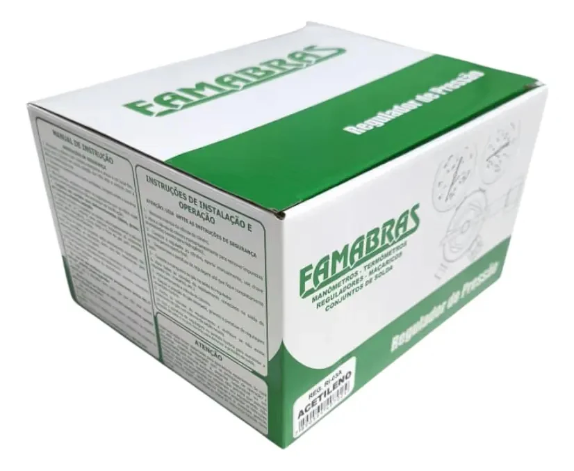 Regulador de Pressão de Nitrogênio (N2) Ri-40p Famabras