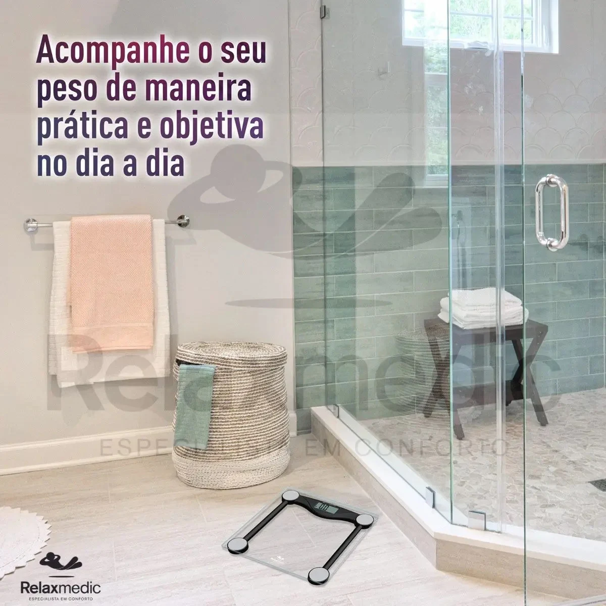Balança Digital Relaxmedic Body Fit 180 kg