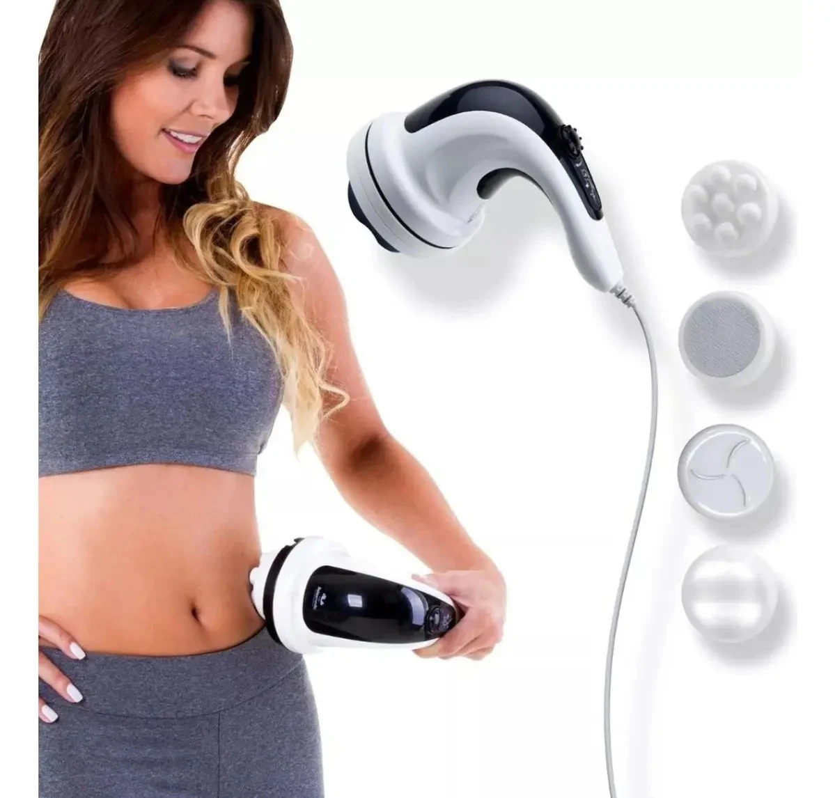 Massageador Elétrico Orbital Relaxmedic RM-MP4018A 2600 RPM Branco