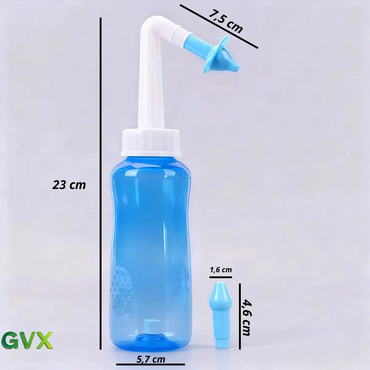 Higienizador Nasal 300 mL Azul com 2 Bicos Buzo Store