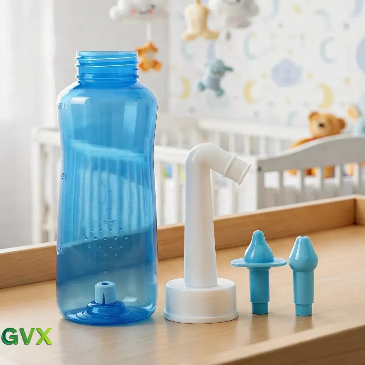 Higienizador Nasal 300 mL Azul com 2 Bicos Buzo Store
