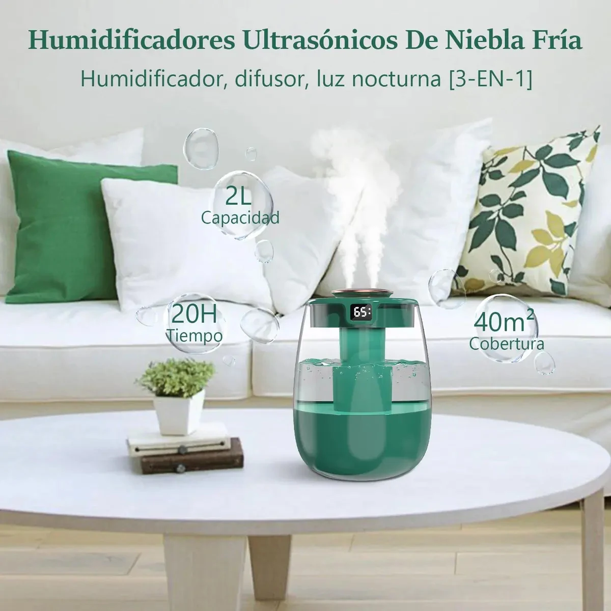 Umidificador Ar Ambiente Difusor Elétrico e Aromatizador Marrom-claro 127/220V