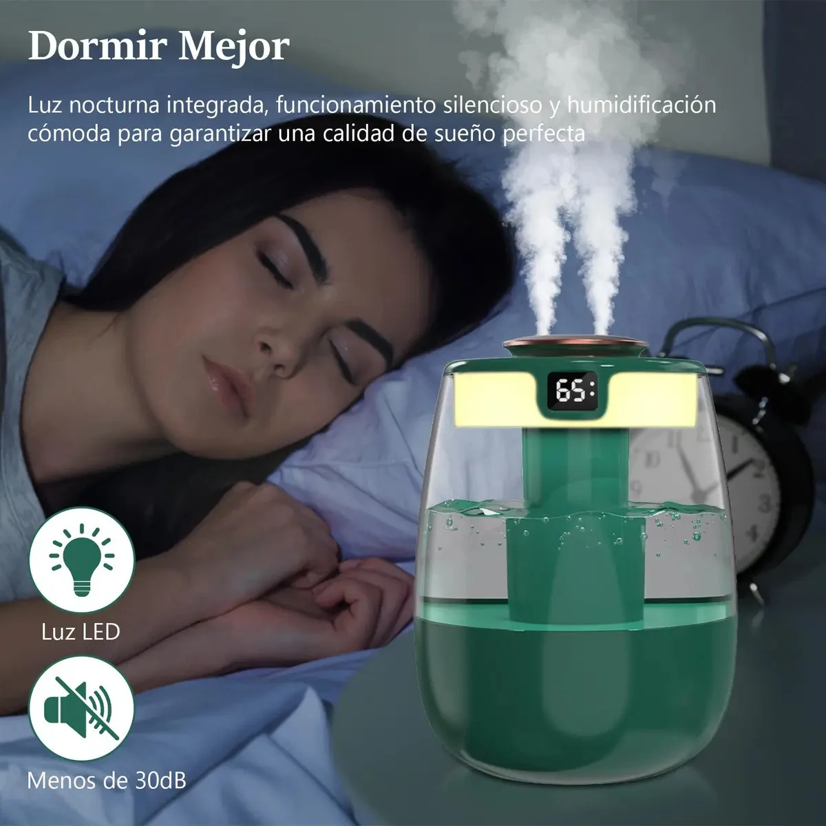 Umidificador Ar Ambiente Difusor Elétrico e Aromatizador Marrom-claro 127/220V
