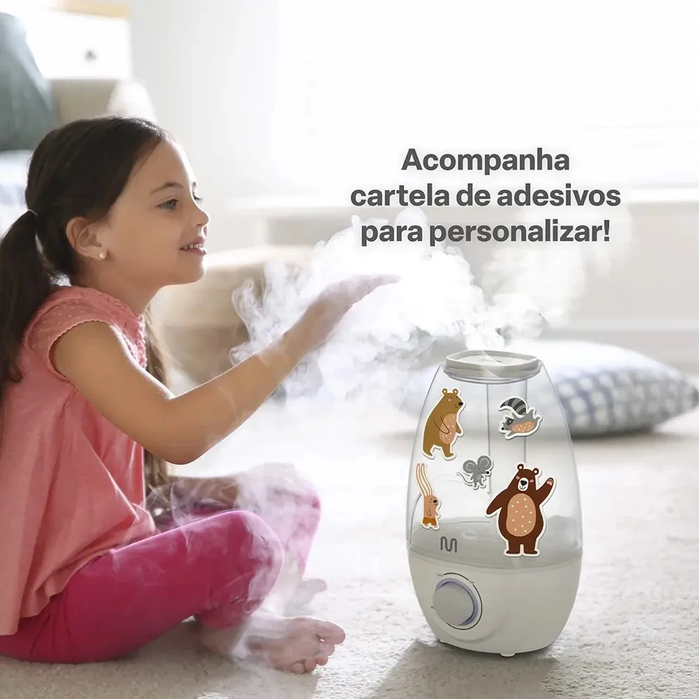 Umidificador De Ar Clear Tank 2,1 Litros Bivolt Multi Saúde Branca 110v/220v (bivolt)